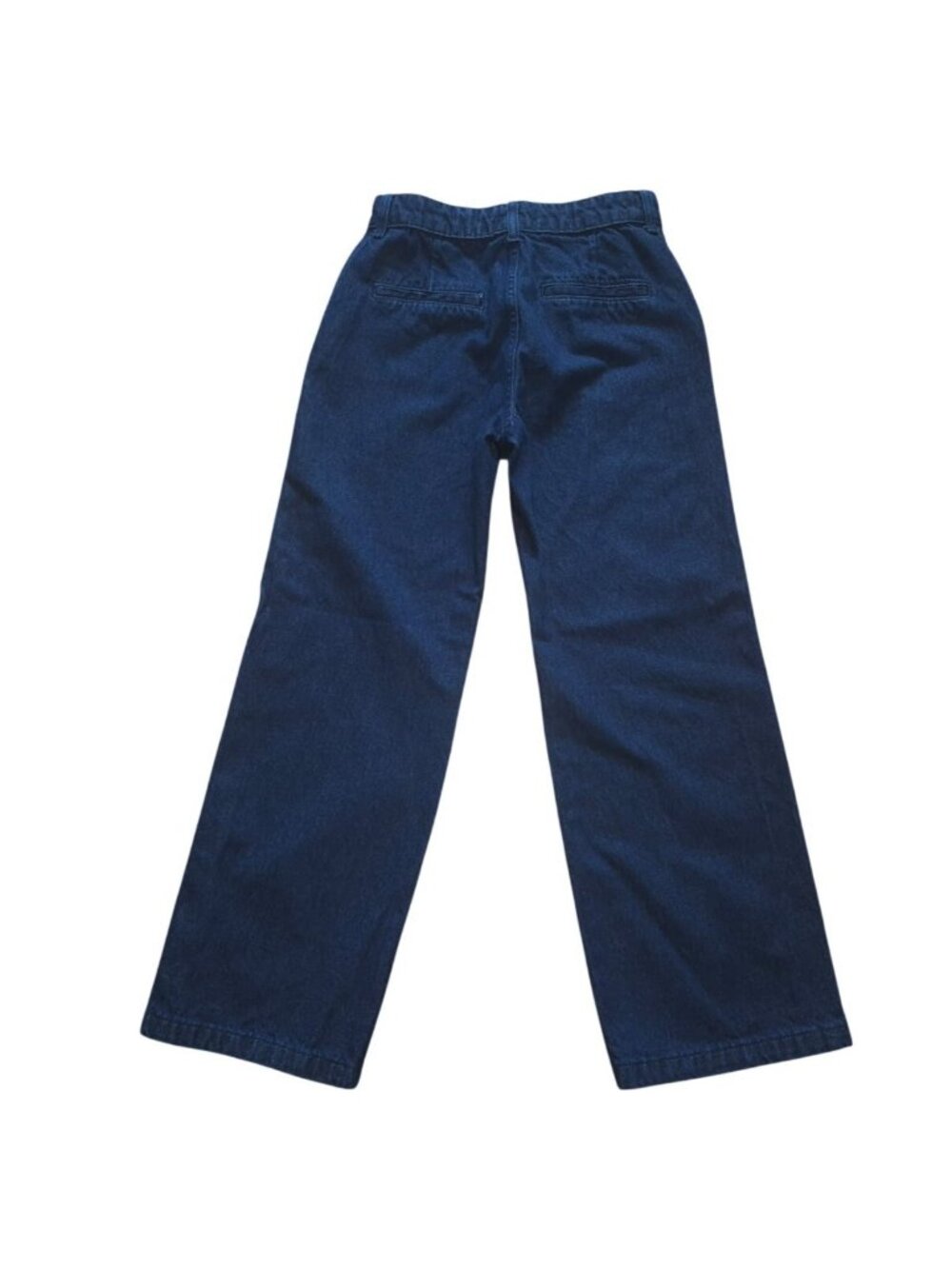 H&M Womens Wide Leg Blue Denim Pants High Rise Size 6 US. - Picture 2 of 9